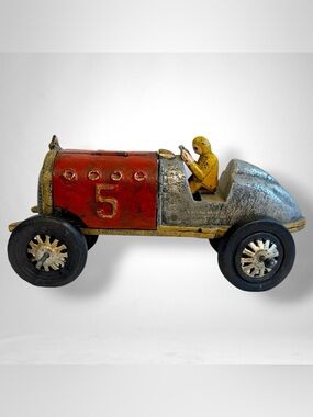 1998 CBK LTD Vintage #5 Toy Race Car w Lifting Hood